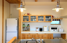 「趣味を拘り尽くすための家」キッチン