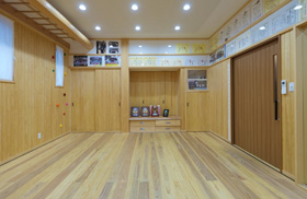 「”本物”にこだわる家」剣道場