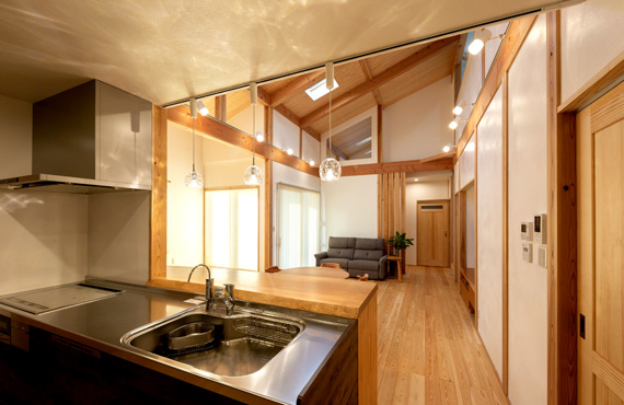「心から幸福を感じる家」キッチン
