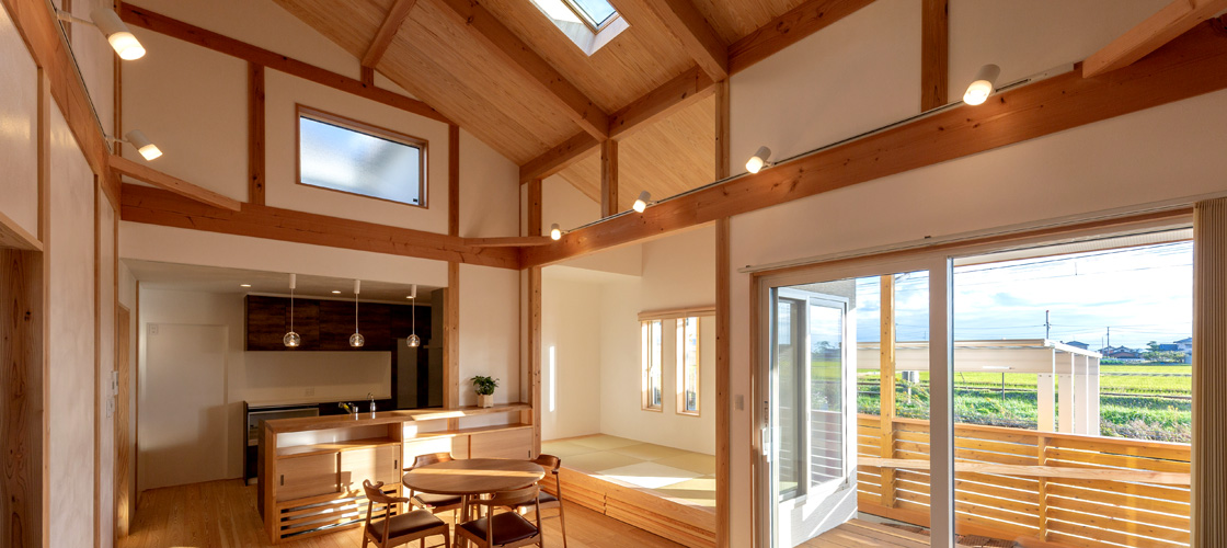 「心から幸福を感じる家」リビング