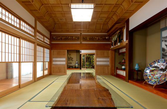 「純和風に拘り尽くす家」茶の間