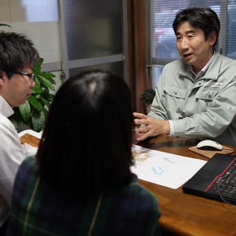 打ち合わせの様子