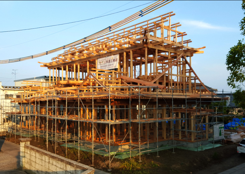 「純和風に拘り尽くす家」新潟市秋葉区建築風景