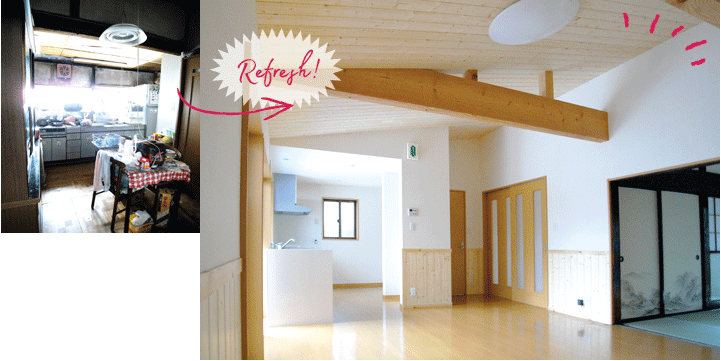 南区U邸キッチンリノベーション